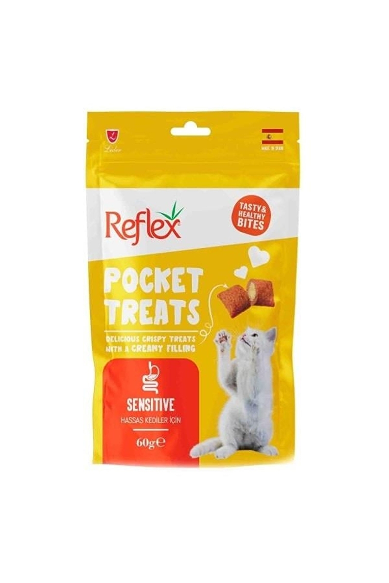 Reflex Pocket Treats Sensitive Kedi Ödülü 60 Gr