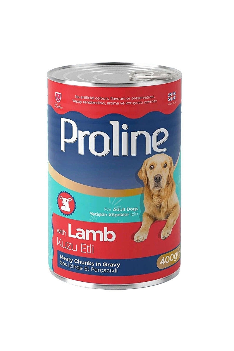 Proline Kuzu Etli Sos İçinde Et Parçalı Köpek Konservesi 400 Gr