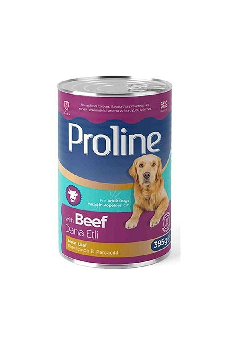 Proline Parça Dana Etli Pate Yetişkin Köpek Konservesi 395 Gr