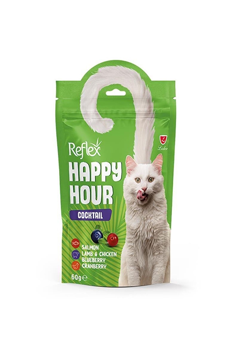Reflex Happy Hour Cocktail Karışık Lezzetler Kedi Ödülü 60 Gr