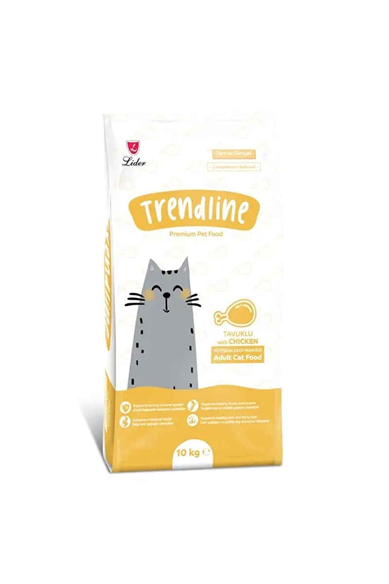 Trendline Tavuklu Yetişkin Kedi Maması 10kg