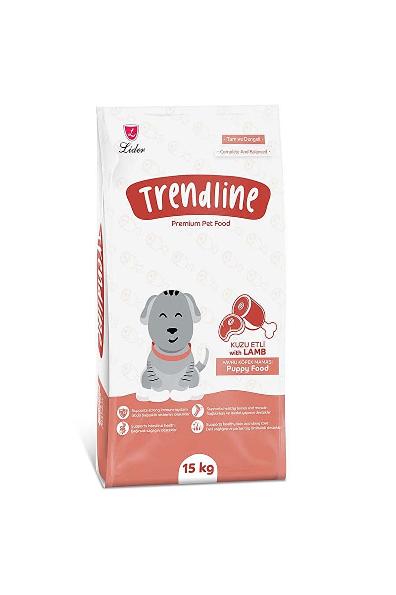 Trendline Kuzu Etli Yavru Köpek Maması 15kg