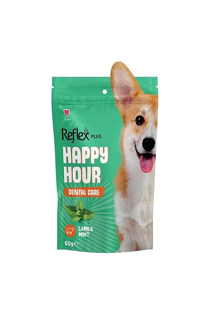 Reflex Plus Happy Hour Ağız ve Diş Sağlığı İçin Köpek Ödül Maması 60 Gr