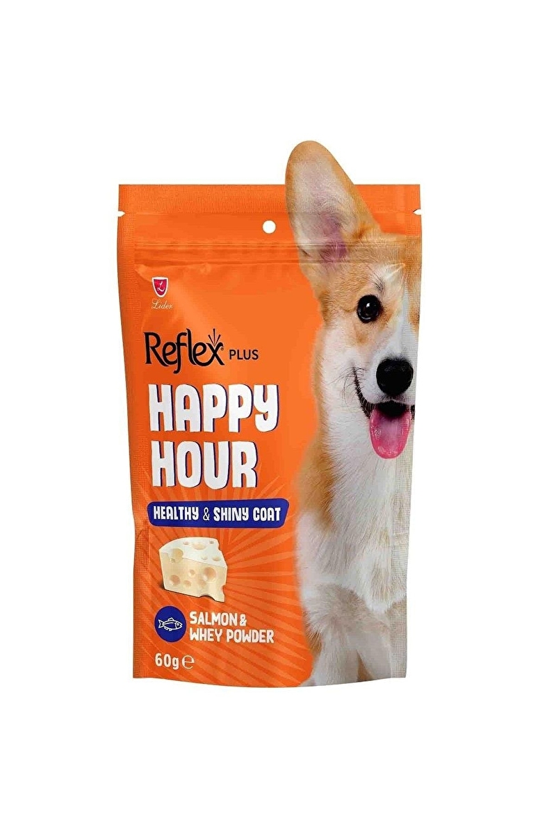 Reflex Plus Happy Hour Tüyler İçin Destekleyici Köpek Ödülü 60 Gr