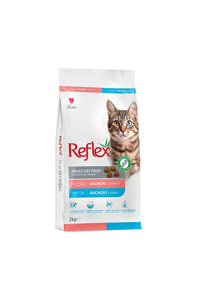 Reflex Duo Protein Somon'lu Ve Hamsili Yetişkin Kedi Maması 2 kg
