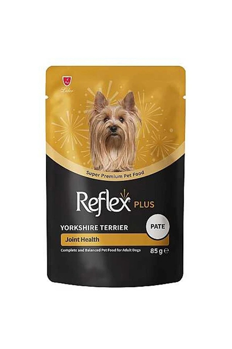 Reflex Plus Yorkshire Terrier Eklem Sağlığı Destekleyici Ezme Yetişkin Köpek Konservesi 85 g