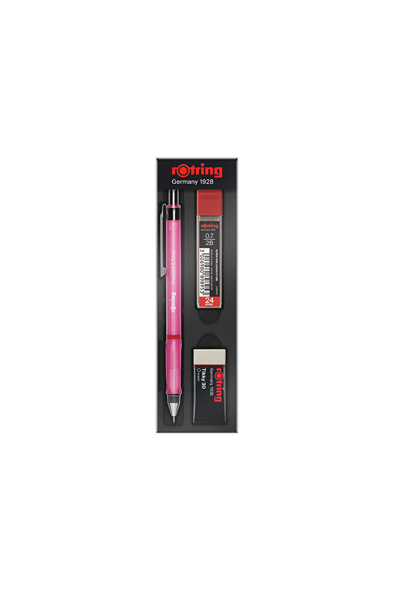 Rotring Visuclick Silgili Okul Seti 0.7mm Pembe