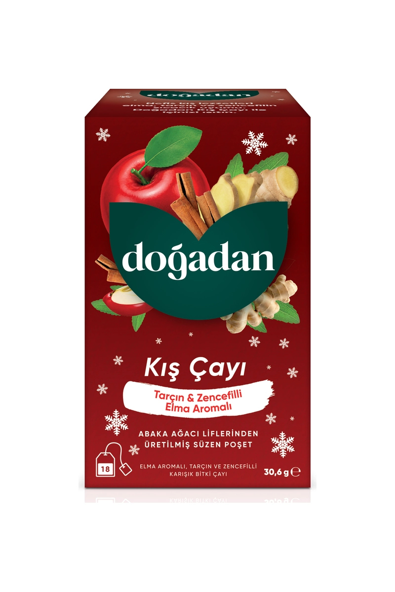 Doğadan Kış Çayı Tarçın Zencefilli Elma Aromalı 18'li