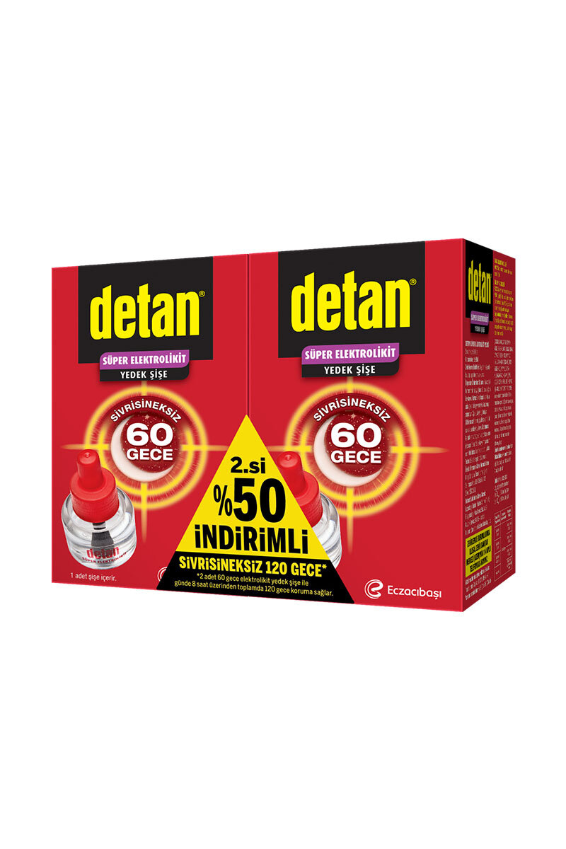 Detan Elektro Likit Sinekkovar Yedek 60 Gece 2.si %50 İndirimli