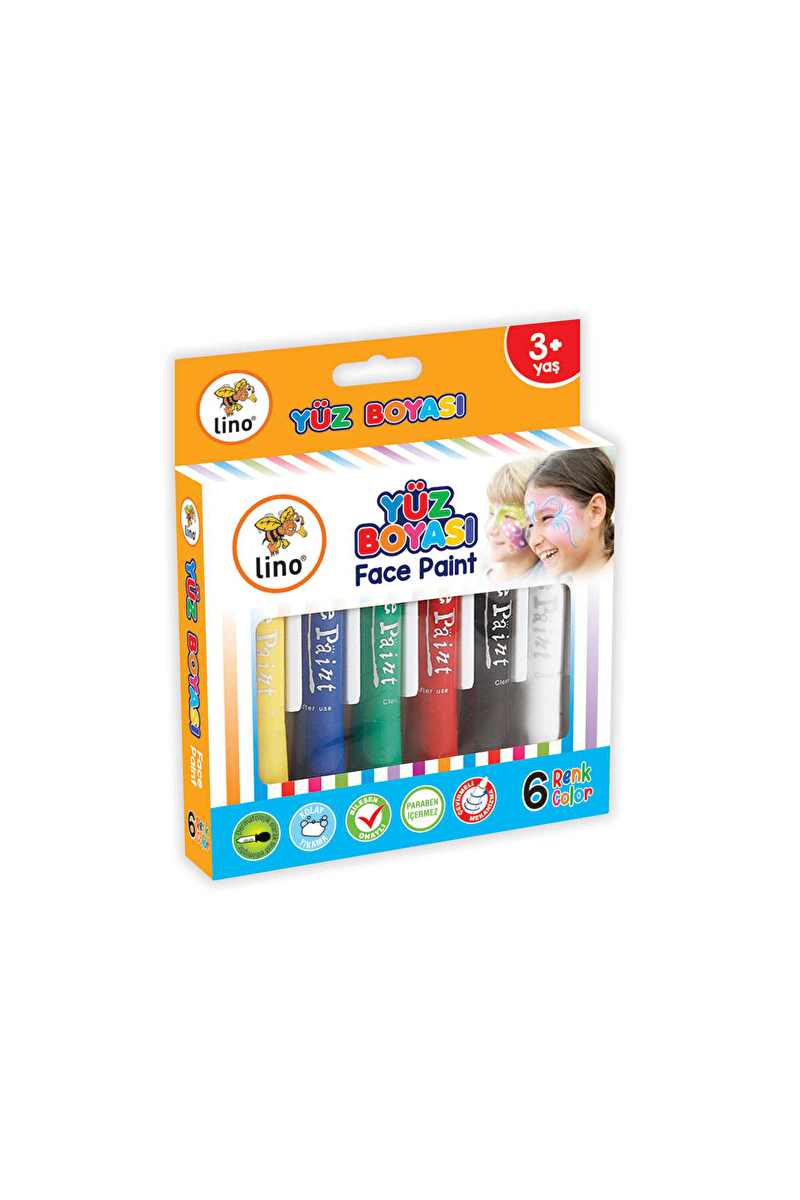 Lino Yüz Boyası 6lı