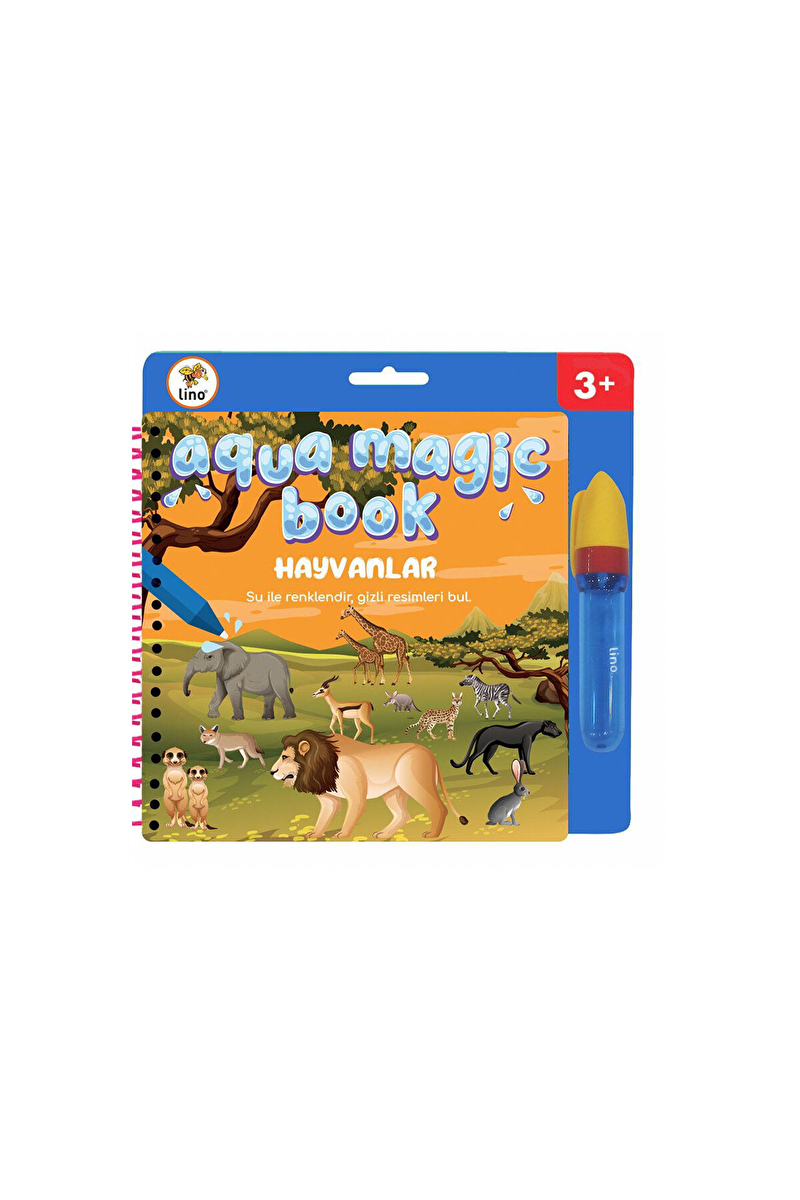 Lino Aqua Magic Book Hayvanlar (Sihirli Boyama Kitabı)