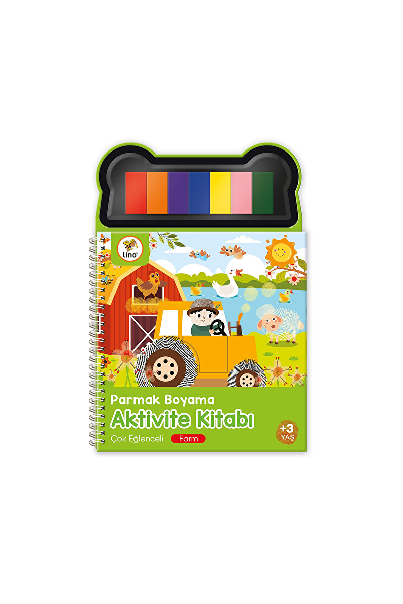Lino Parmak Boyama Aktivite Kitabı Farm