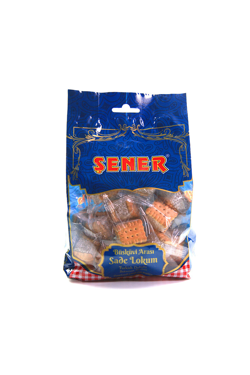 Sener Bisküvili Lokum Sade 500 G