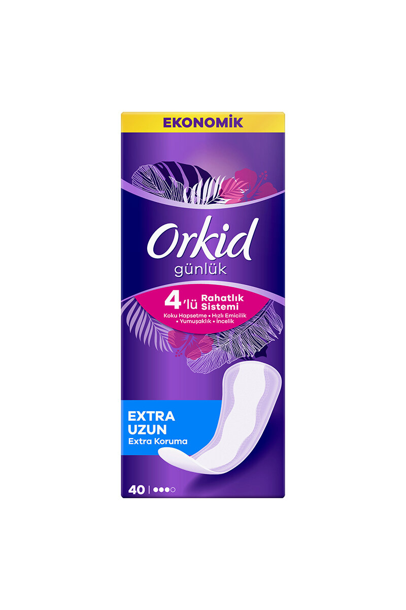 Orkid Günlük Ped Extra Uzun Extra Koruma 40 Adet