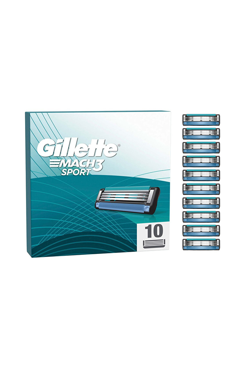 Gillette Mach3 Sport 10'lu Yedek Bıçak