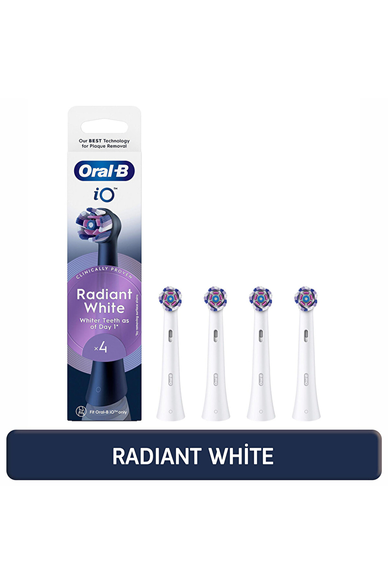 Oral-B IO Yedek Başlık Radiant White 4CT