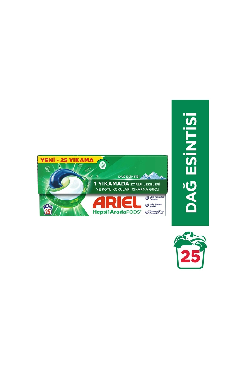 Ariel Pods Kapsül Çamaşır Deterjanı 25'li