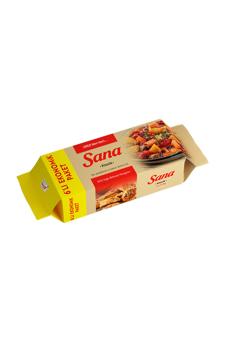 Sana Margarin 6'lı Paket Eko 6x250 g