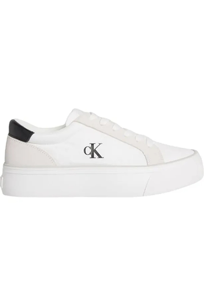 Calvin Klein Jeans Kadın Vulc Flatform Mg Nylon Mix Ayakkabı YW0YW0189601W