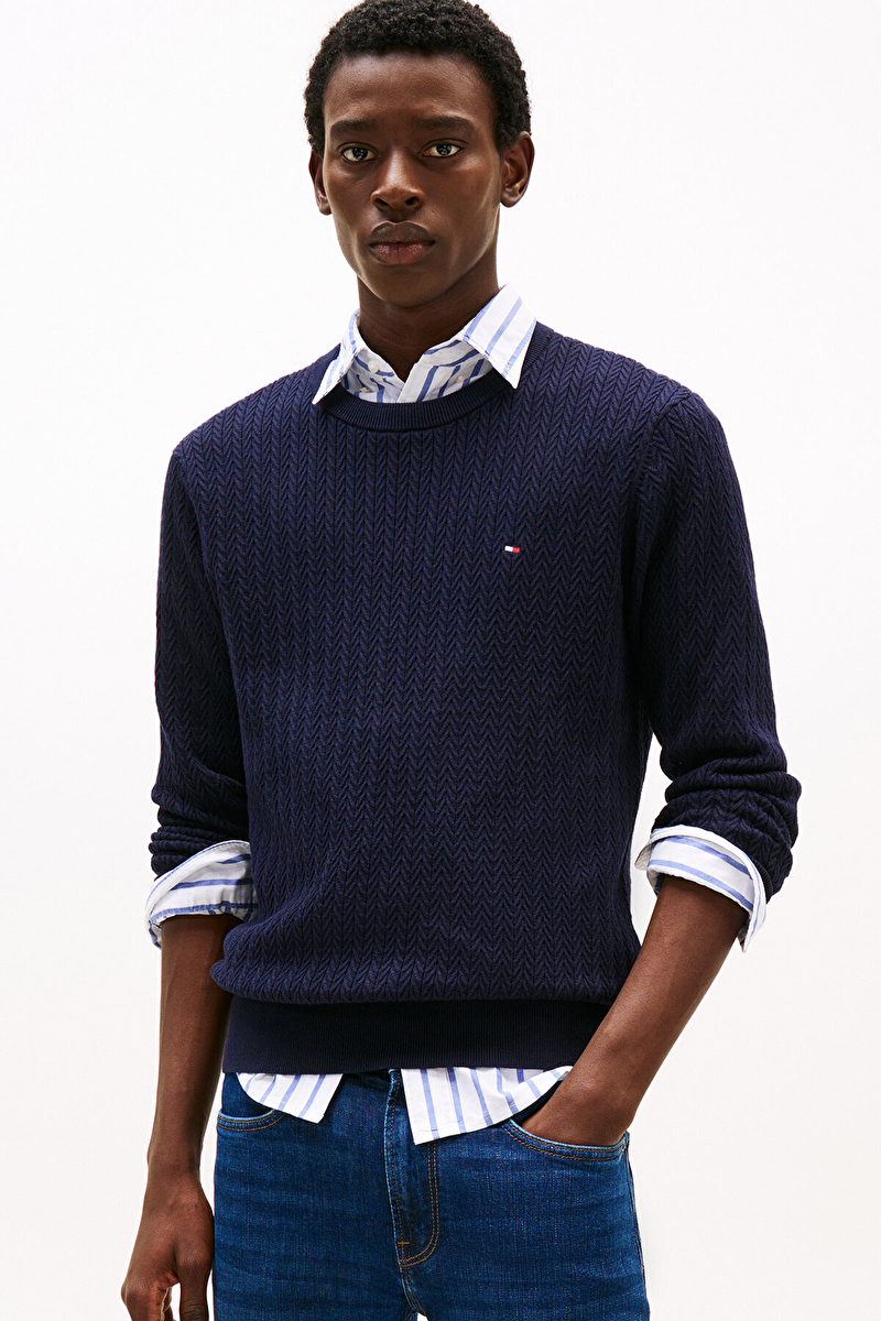Tommy Hilfiger Erkek Kazak MW0MW37400
