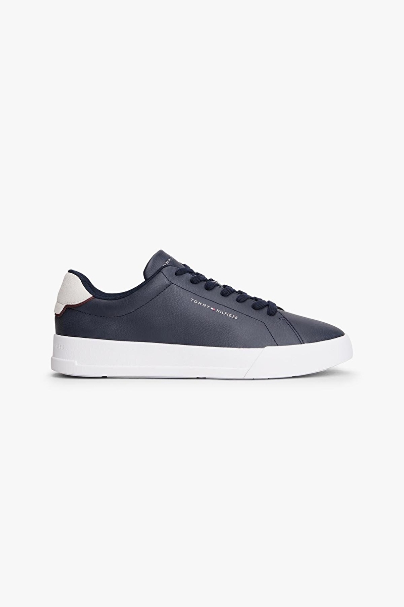 Tommy Hilfiger Erkek Court Lth Detail Ess Ayakkabı FM0FM05367DW5