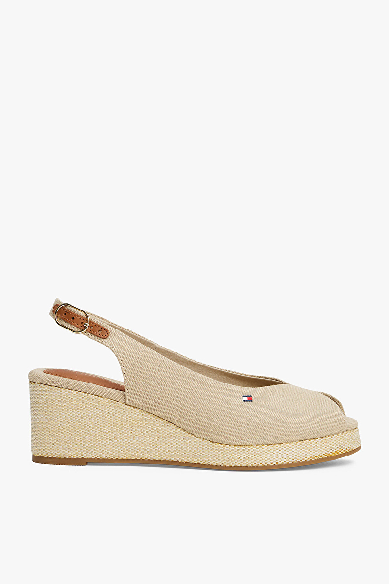 Tommy Hilfiger Kadın Flag Mid Wedge Espad Slingback Sandalet FW0FW08595ACC