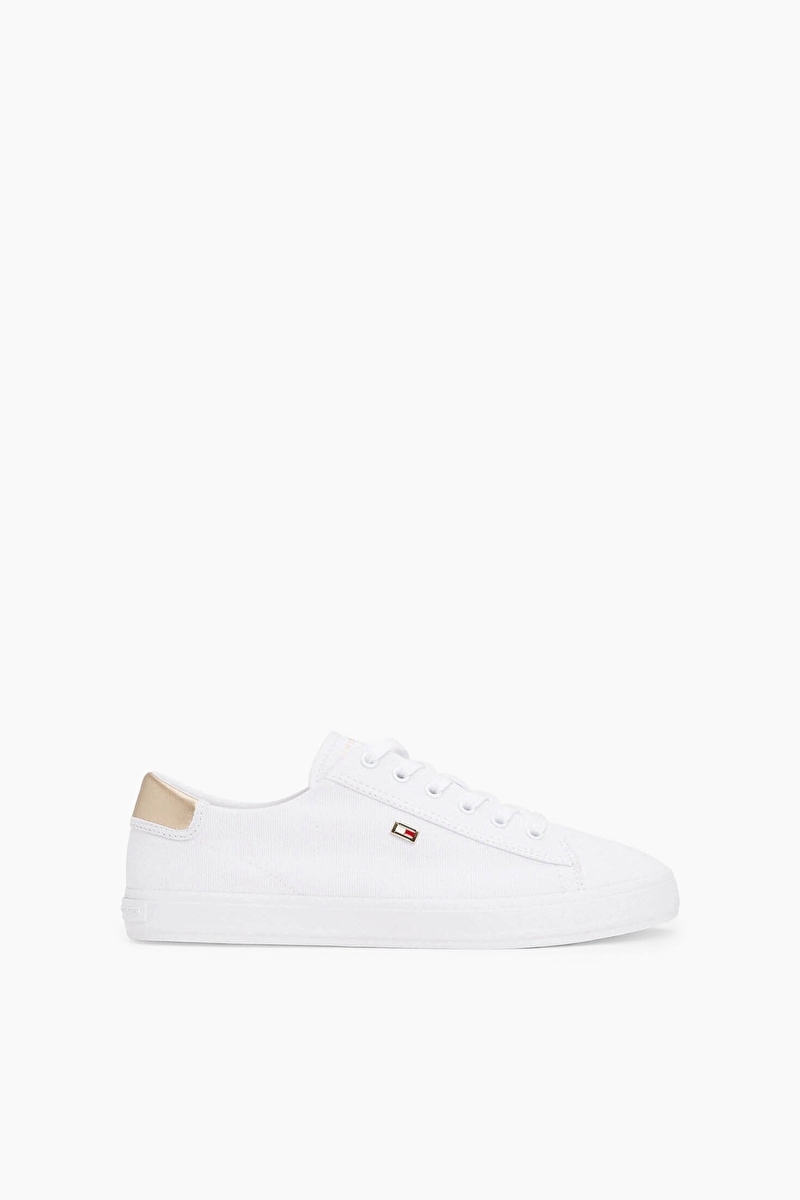 Tommy Hilfiger Kadın Vulc Canvas Lace Up Ayakkabı FW0FW08647YBS
