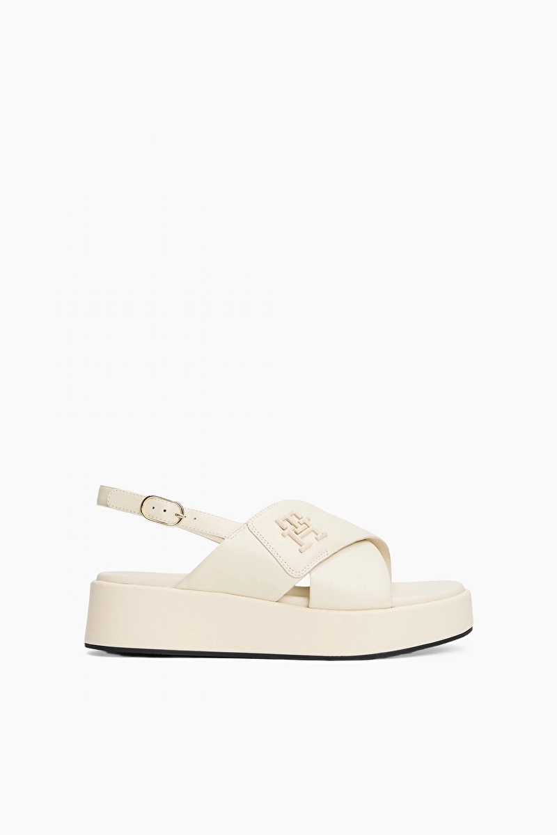 Tommy Hilfiger Kadın Hw Padded Leather Sandal Sandalet FW0FW08808ACJ