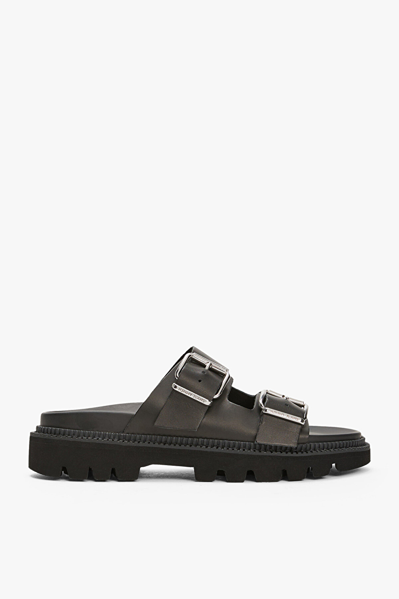 Tommy Jeans Kadın Double Strap Sandal Terlik EN0EN02753BDS