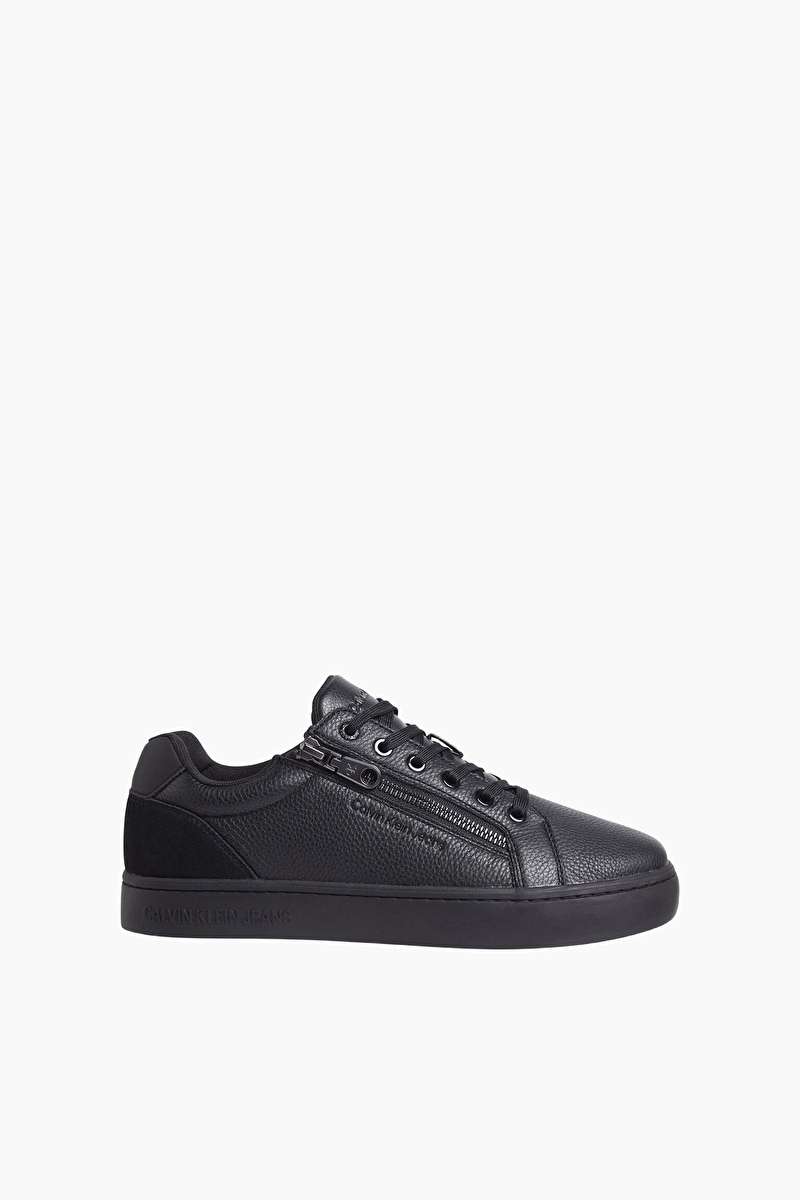 Calvin Klein Jeans Erkek Classic Cupsole Zip Low in Ayakkabı YM0YM012540GJ