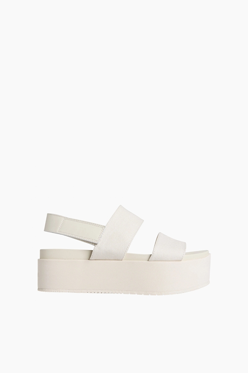 Calvin Klein Jeans Kadın Flatform Sandal SlIng In Sandalet YW0YW01788AEO