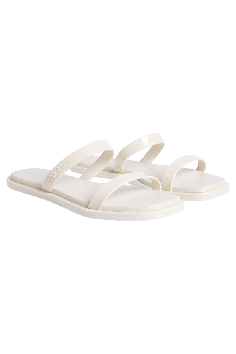 Calvin Klein Kadın Double Bar Slide Jelly Terlik HW0HW02417AEO