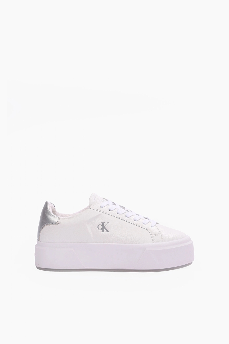 Calvin Klein Kadın Flatform Laceup Lth Met Ayakkabı YW0YW019290LC