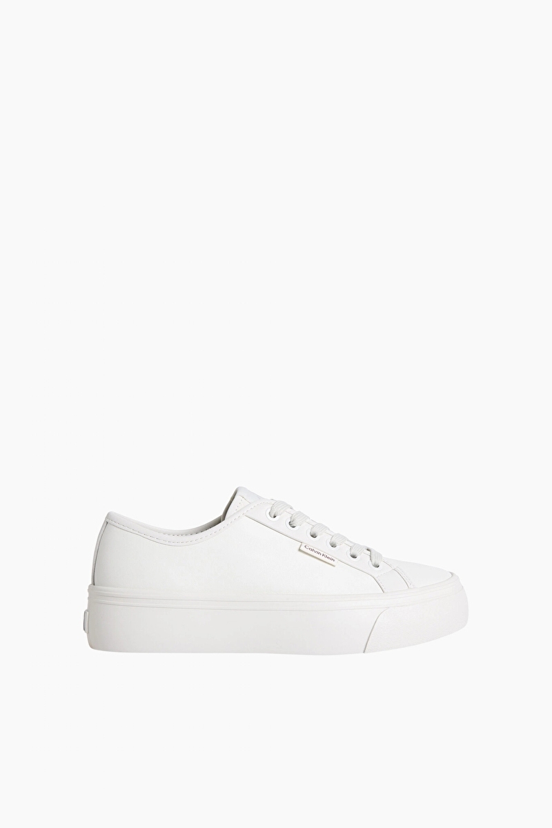 Calvin Klein Jeans Kadın Vulc Flatform Laceup Lth Ayakkabı YW0YW01932YAJ