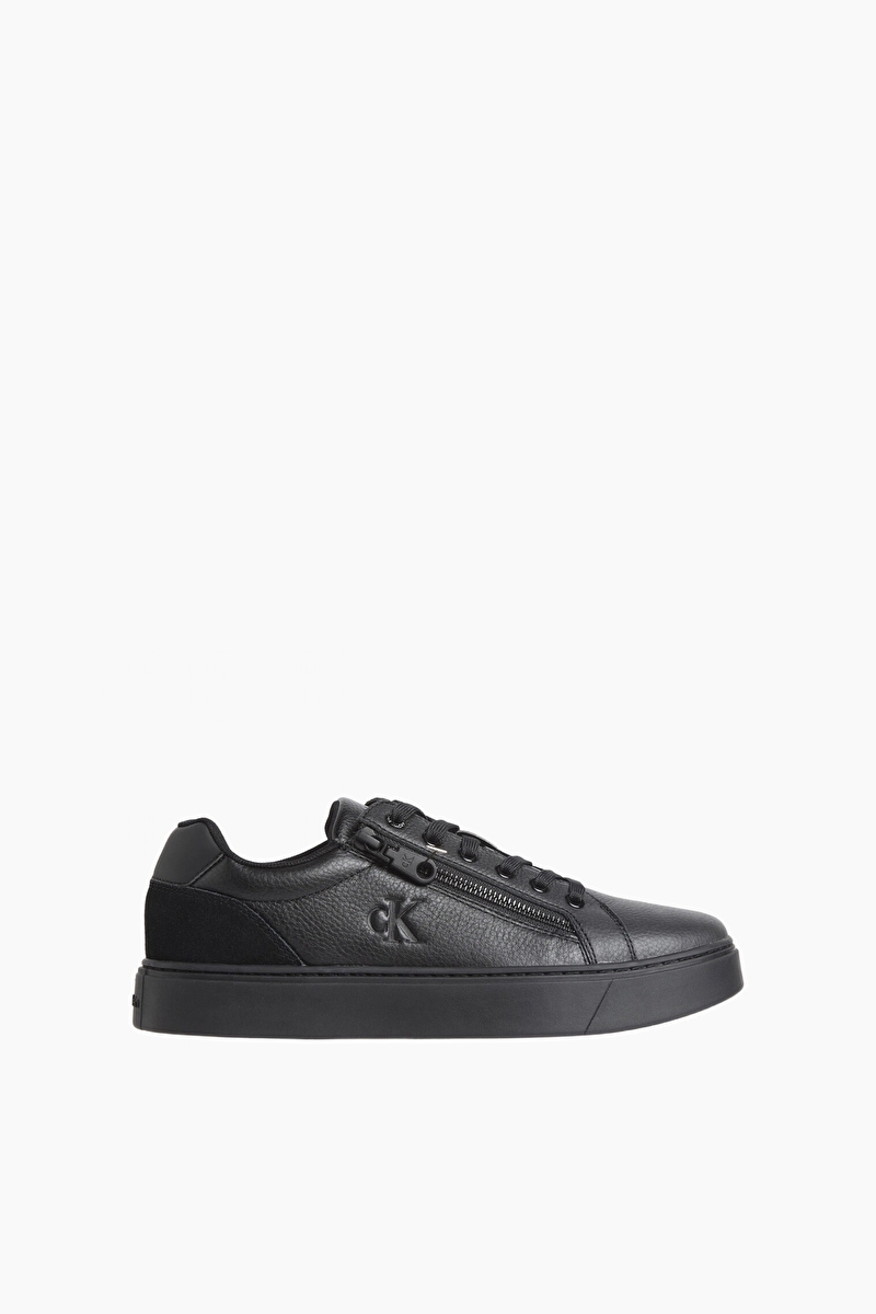 Calvin Klein Jeans Erkek Classic Cupsole Laceup Zip Lth Ayakkabı YM0YM014370GJ