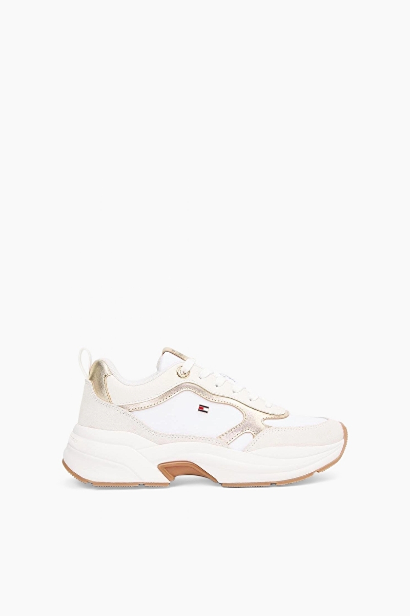 Tommy Hilfiger Kadın Chunky Runner Metallic Ayakkabı FW0FW092040HU
