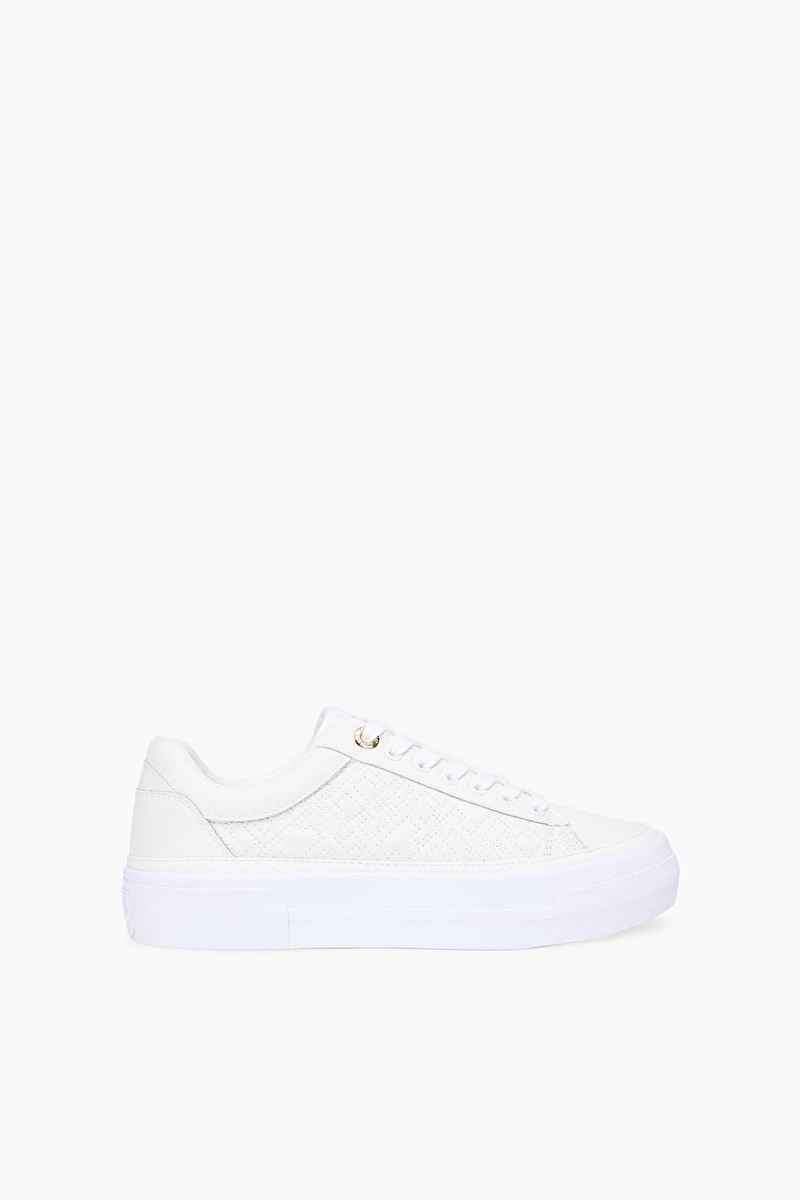 Tommy Hilfiger Kadın Platform Sneaker Quilted Ayakkabı FW0FW09265YBL