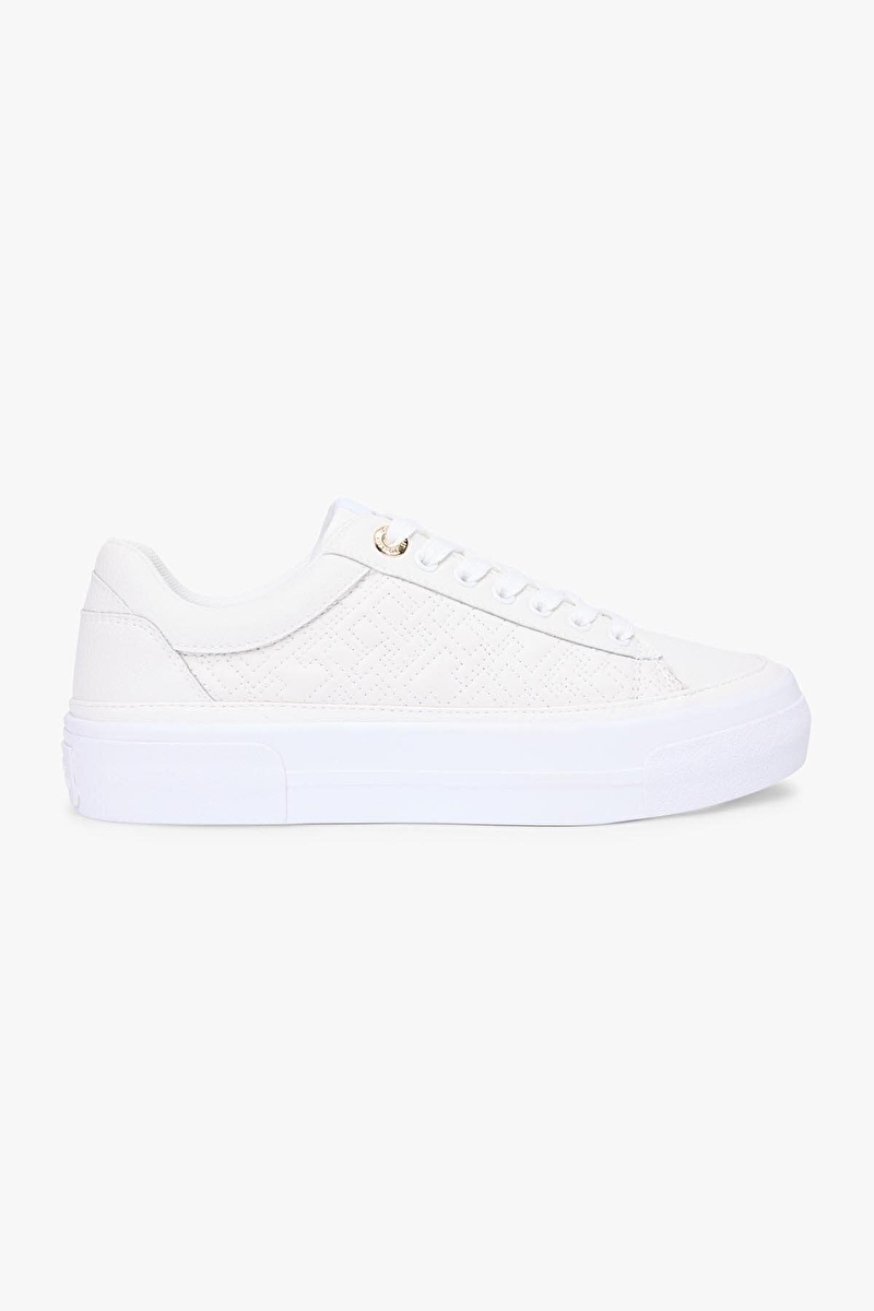 Tommy Hilfiger Kadın Platform Sneaker Quilted Ayakkabı FW0FW09265YBL