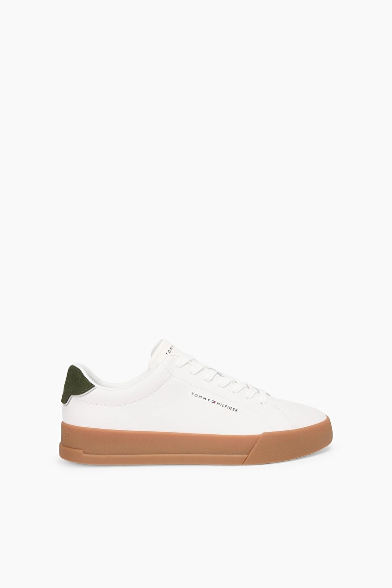 Tommy Hilfiger Erkek Court Lth Detail Ess Ayakkabı FM0FM0536701V