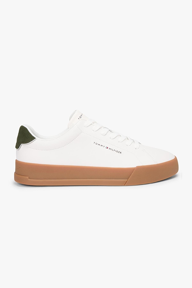 Tommy Hilfiger Erkek Court Lth Detail Ess Ayakkabı FM0FM0536701V