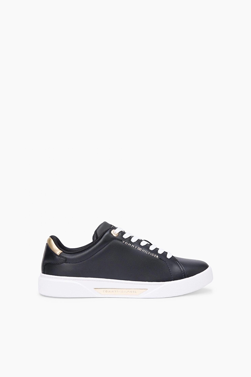 Tommy Hilfiger Kadın Ess Chic Court Sneaker Ayakkabı FW0FW09019BDS