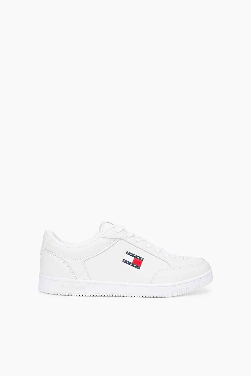Tommy Jeans Erkek Cupsole Long Lace Leather Ayakkabı EM0EM01707YBL