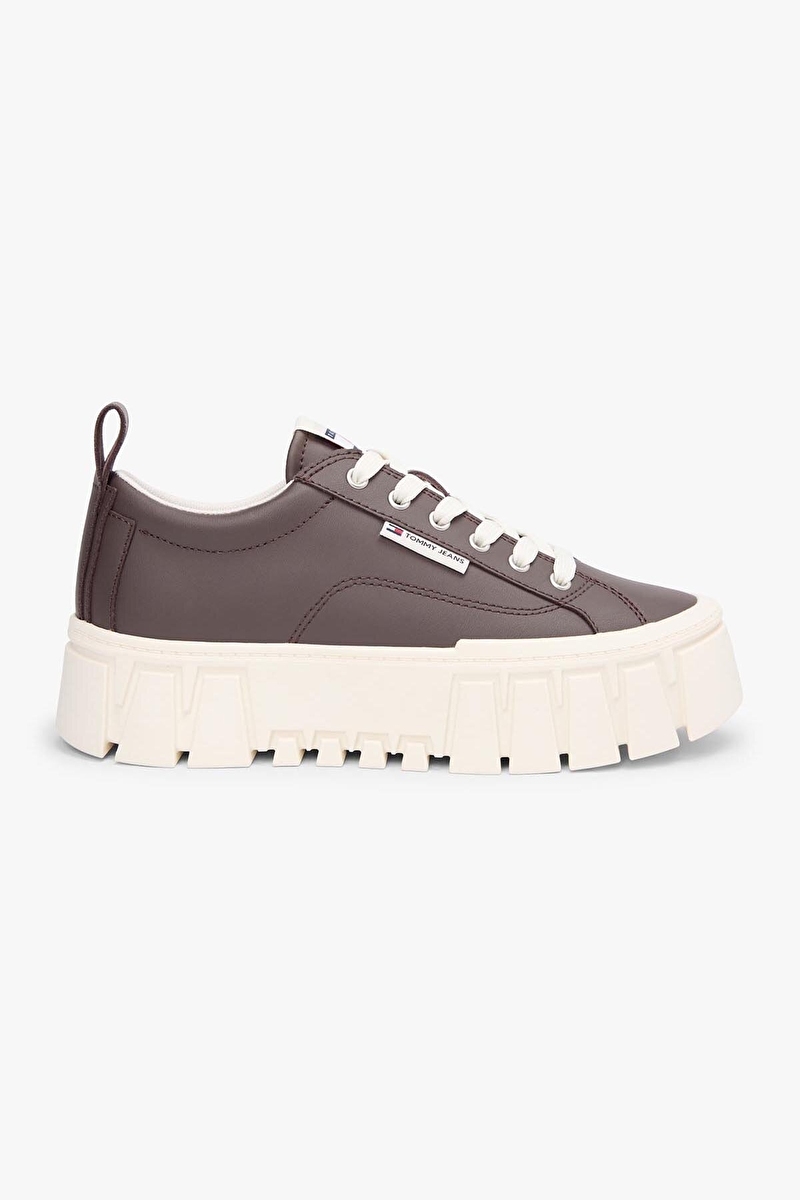 Tommy Jeans Kadın Vulc Flatform Leather Ayakkabı EN0EN03008GW1