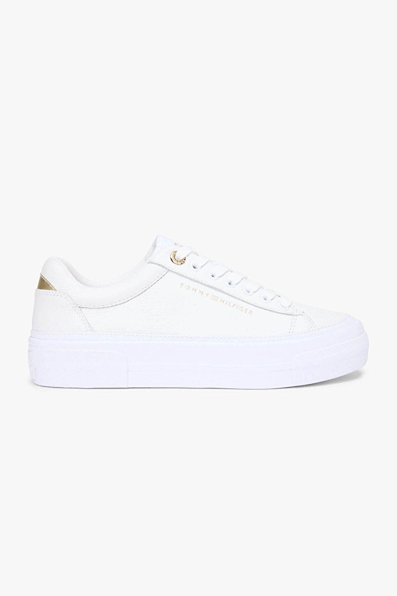 Tommy Hilfiger Kadın Platform Sneaker Tumbled Ltr Ayakkabı FW0FW09018YBS