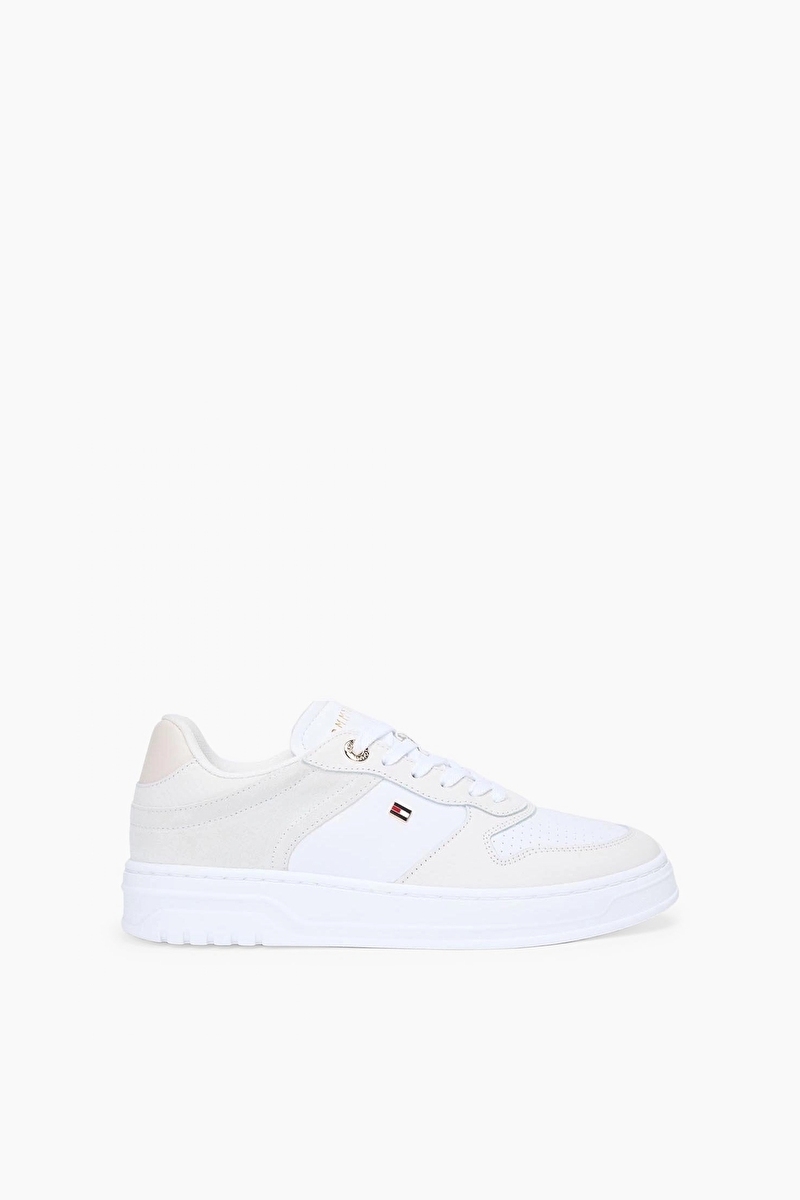 Tommy Hilfiger Kadın Sporty Cupsole Tumbled Ltr Ayakkabı FW0FW090240LA
