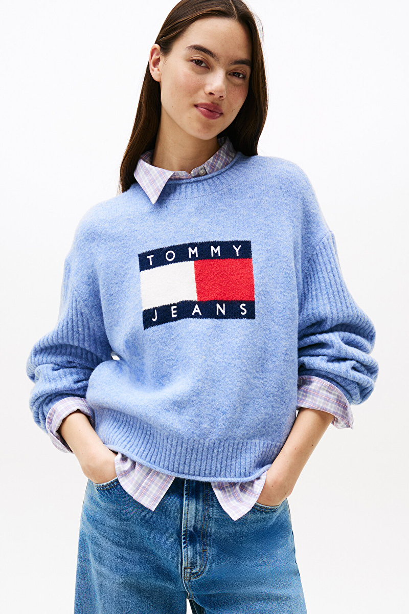 Tommy Jeans Kadın Kazak DW0DW21782