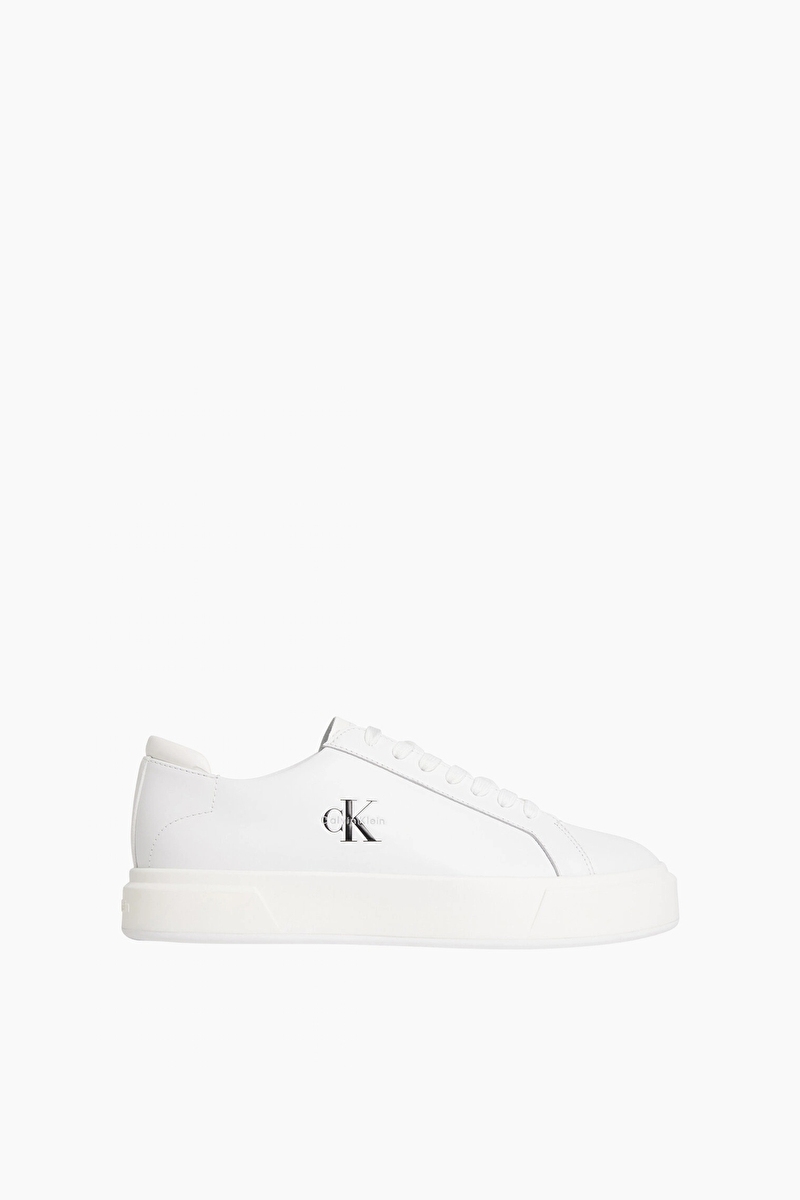 Calvin Klein Jeans Erkek Basket Cupsole Laceup Lth Ml Ayakkabı YM0YM014600K4