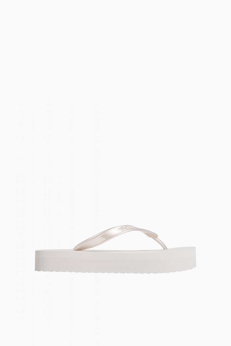 Calvin Klein Kadın Flatform Flip Flop Met TPU Terlik HW0HW03120PE6