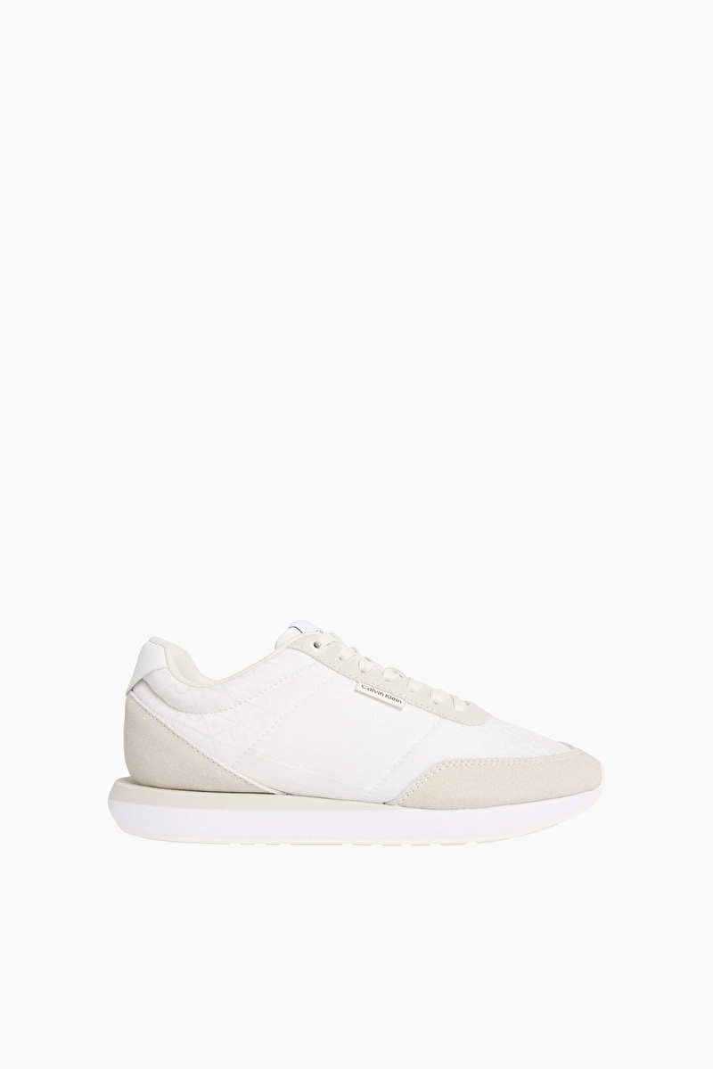 Calvin Klein Kadın Retro Runner Laceup Aop Nyl Ayakkabı HW0HW0299505Z