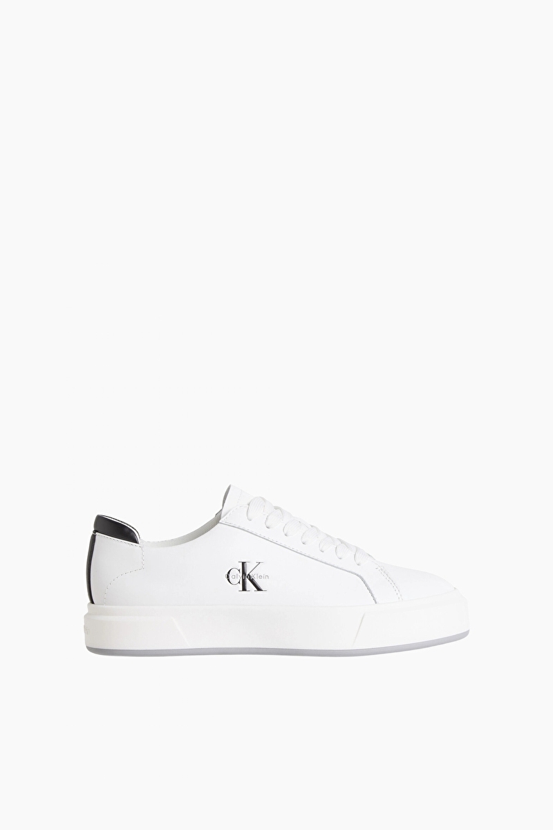 Calvin Klein Jeans Erkek Basket Cupsole Laceup Lth Ml Ayakkabı YM0YM0146001W
